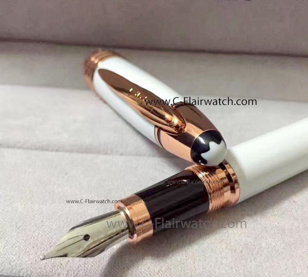 Special Edition JFK Montblanc Fountain Pen White Resin